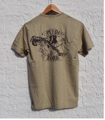 T-Shirt Beige hinten